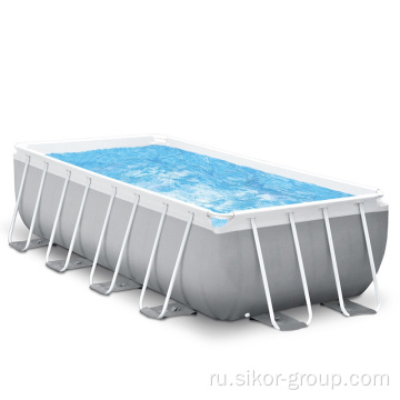 Sikor индивидуальная надувная металлическая рама бассейн Популярные семейные вечеринки над наземным рамкой бассейн